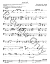 Christmas (Baby Please Come Home) piano sheet music cover